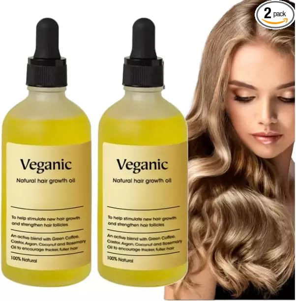 Vegan Natural Hair Growth Oil (Pack of 2)