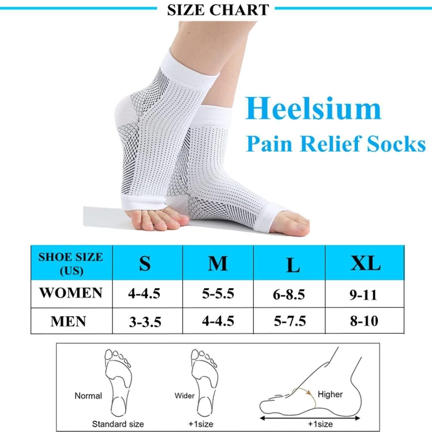 Neuropathy Socks for Swollen Feet and Ankles Relief