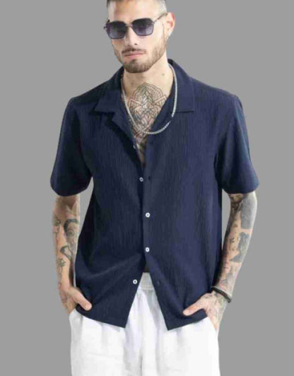 Men Regular Fit Striped Casual Shirt