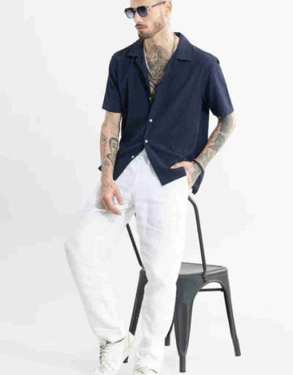 Men Regular Fit Striped Casual Shirt