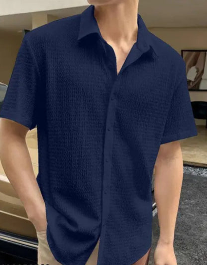 Men Regular Fit Striped Casual Shirt